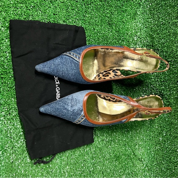 Dolce & Gabbana denim mini heel - Picture 5 of 5